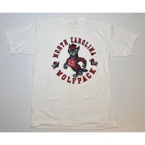 Men's Vintage NCSU North Carolina State Wolf Pack T-Shirt | Nutmeg | Large